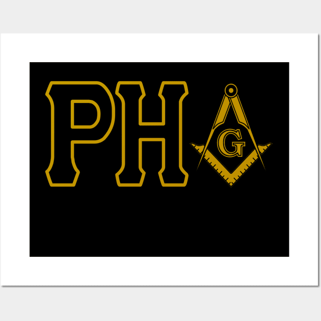 Prince Hall Masonic Apparel Wall Art by The Greek Mall